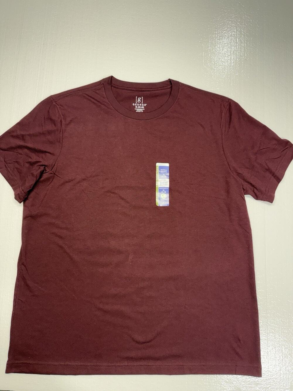 George Men’s XL Moisture Wicking Performance T-Shirt Crewneck NWT